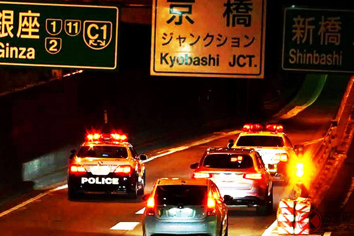 首都高での暴走行為は取り締まりが強化されているが、最近ではスポーツカーで走るだけで「職質」されるという(写真:加藤博人)