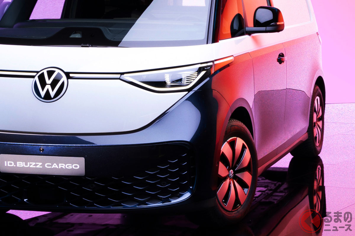 初公開されたVW「ID.バズ カーゴ」