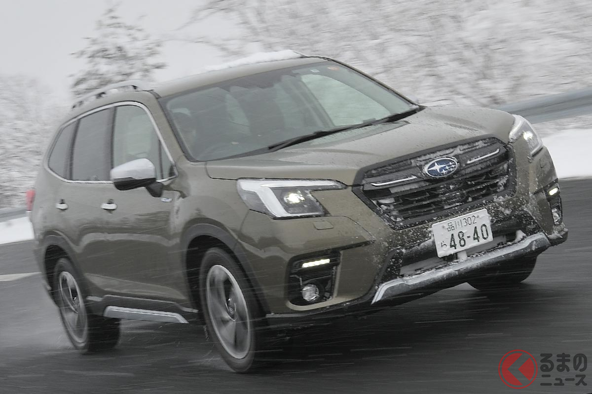 スバル「フォレスター」の雪道性能を試す