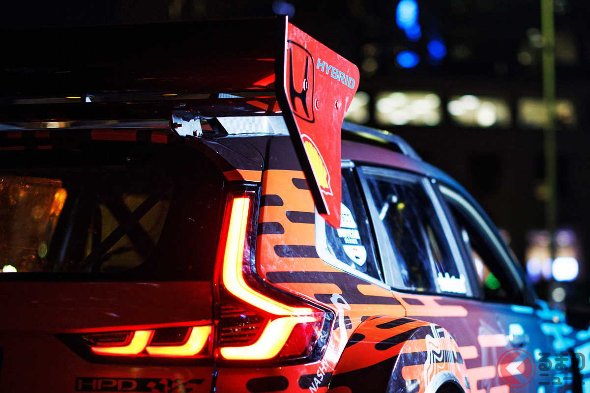 これが新型CR-Vベースの爆速仕様!? 米国ホンダから存在感凄いSUV「CR-V Hybrid Racer」が世界初公開された!