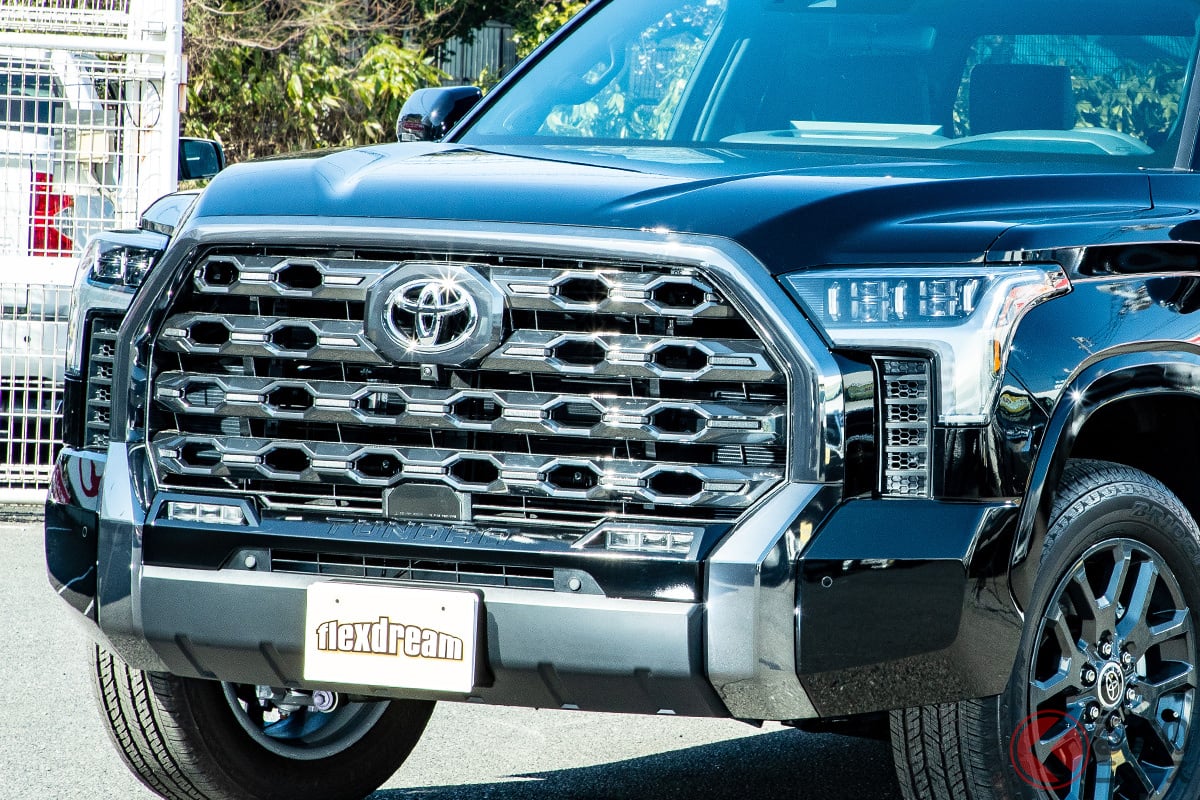 ド迫力顔のトヨタ新型「タンドラ」の実車が凄かった!(取材協力:アップル岩槻インター店)