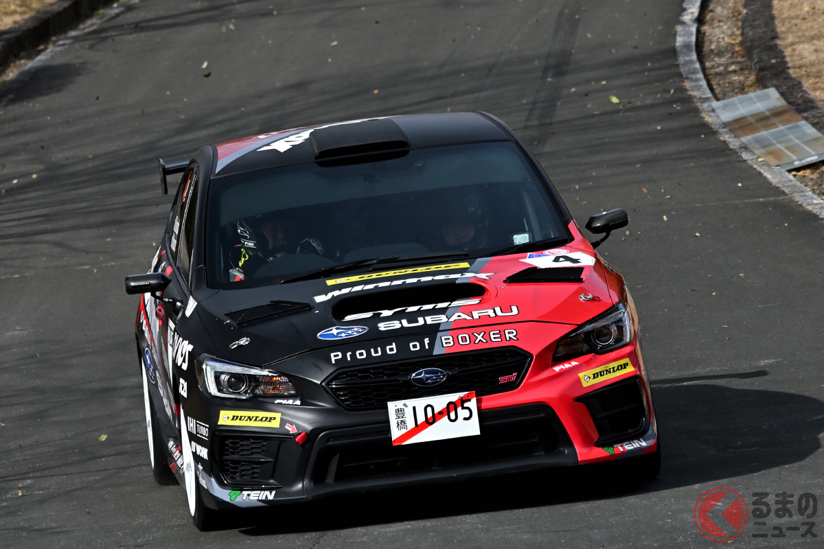 全日本ラリー第2戦「新城ラリー」に参戦する鎌田選手