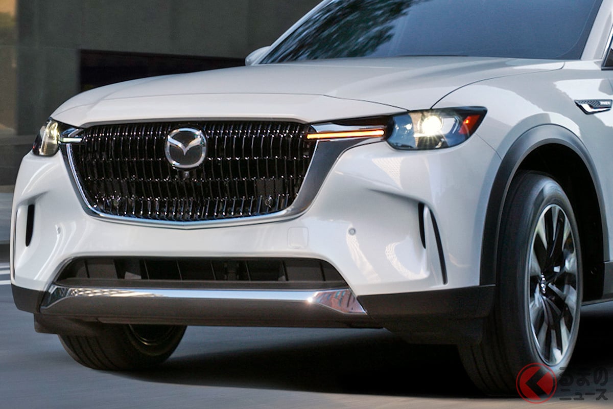 ど迫力! オーストラリアでは2023年8月から発売を開始する予定の大型3列シートSUV 新型「CX-90」