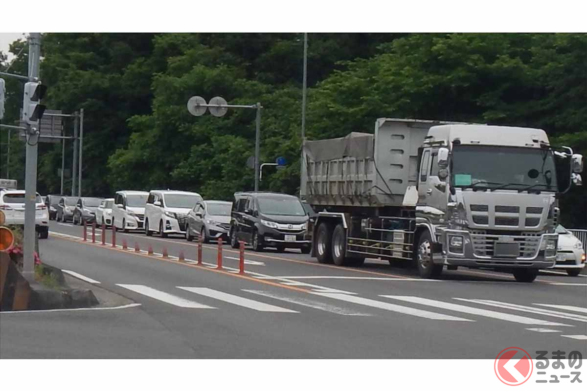 渋滞ポイントになっている国道254号小川バイパスの高谷交差点(画像:埼玉県)