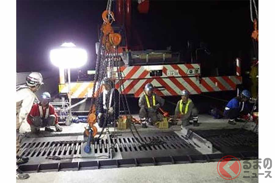 橋梁伸縮装置取替工事のイメージ(画像:NEXCO中日本)