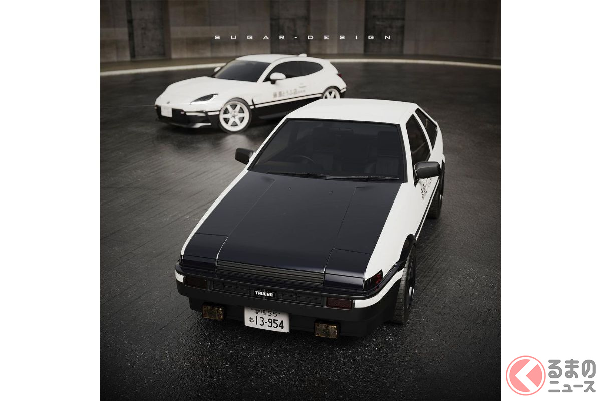 白黒トヨタ車を連投 新旧 86パンダ仕様 が激アツ Gr86ハッチバックに違和感ナシ コラボイメージに期待する人も くるまのニュース 白黒トヨタ車を連投 新旧 86パンダ仕様 が激アツ Gr86ハッチバックに違和感ナシ コラボイメージに期待する人も くるまのニュース