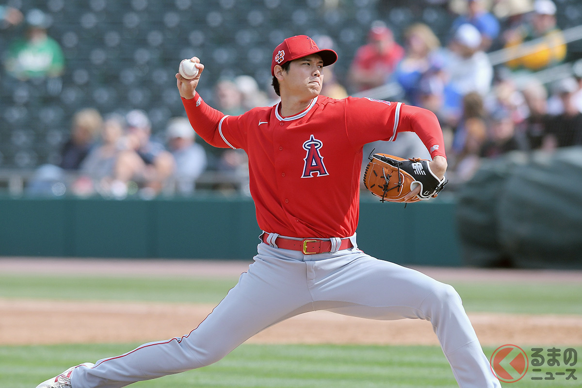 日本代表の初戦は大谷翔平選手が開幕投手! そういえばどんなクルマに関心があるのか?(photo:時事通信社)