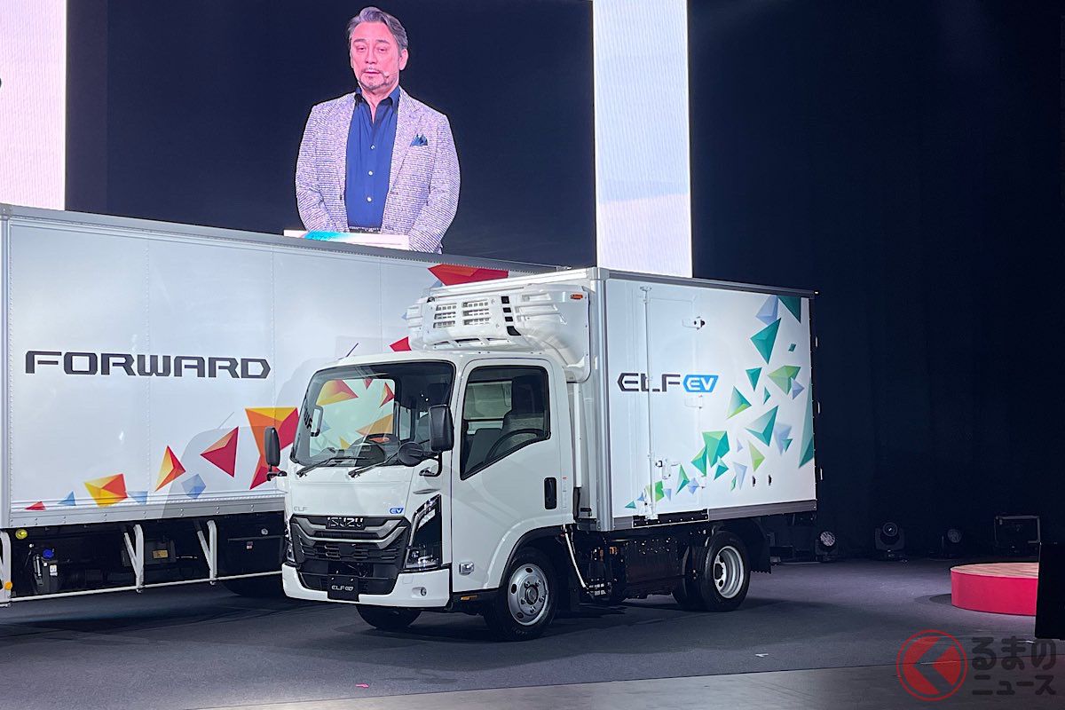 世界初公開された「いすゞ」