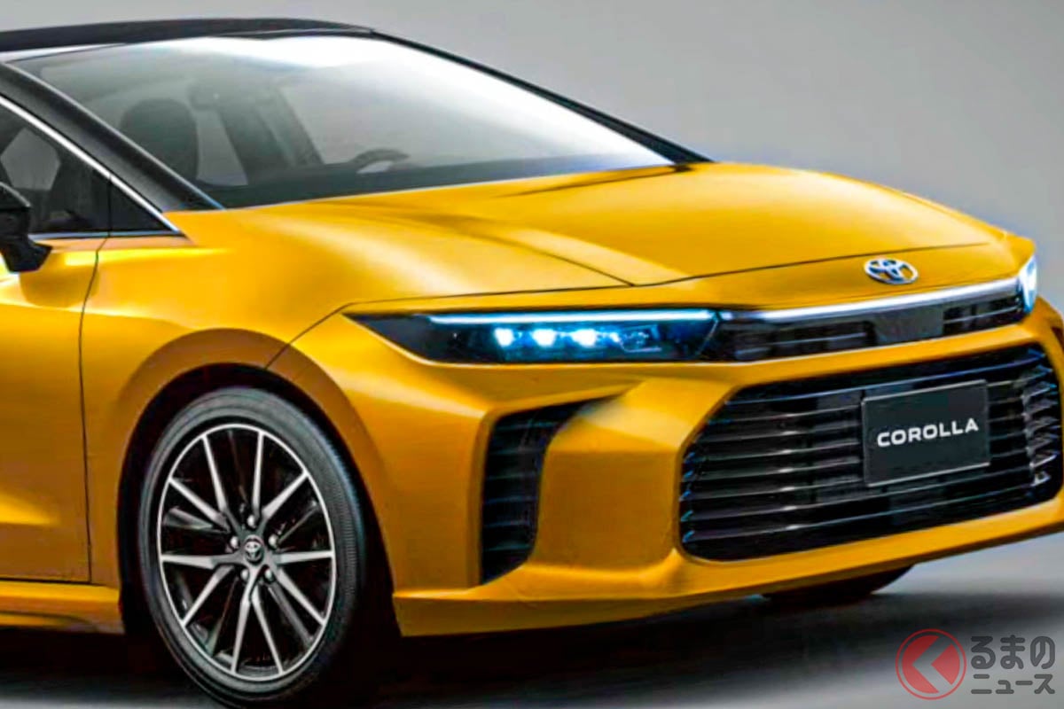 なんだかリアル…Theo throttle氏が予想した次期型「カローラ」のCG(Photo:Theo throttle)