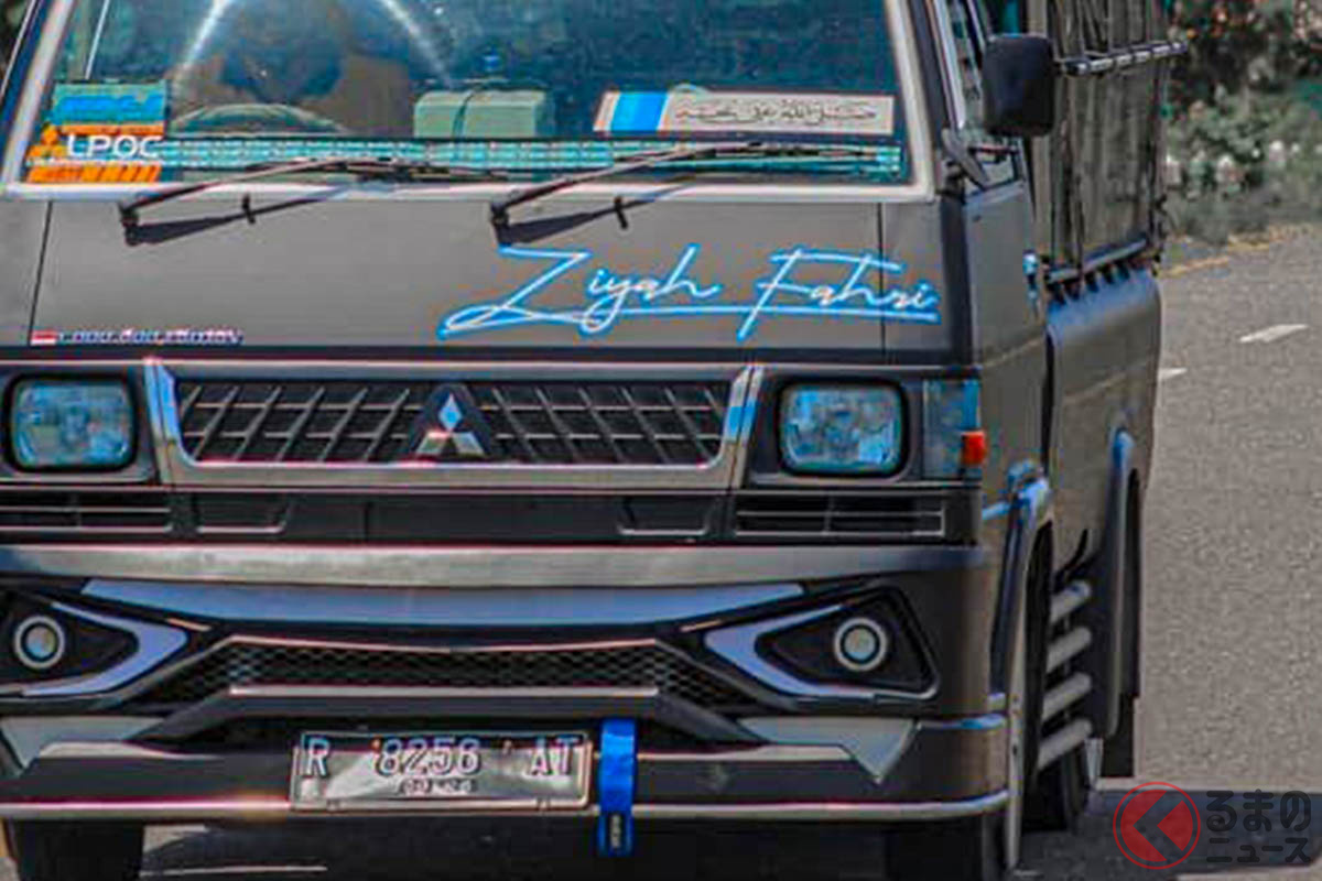 インドネシアで40年以上販売される「コルトL300」にド派手なカスタム仕様!?