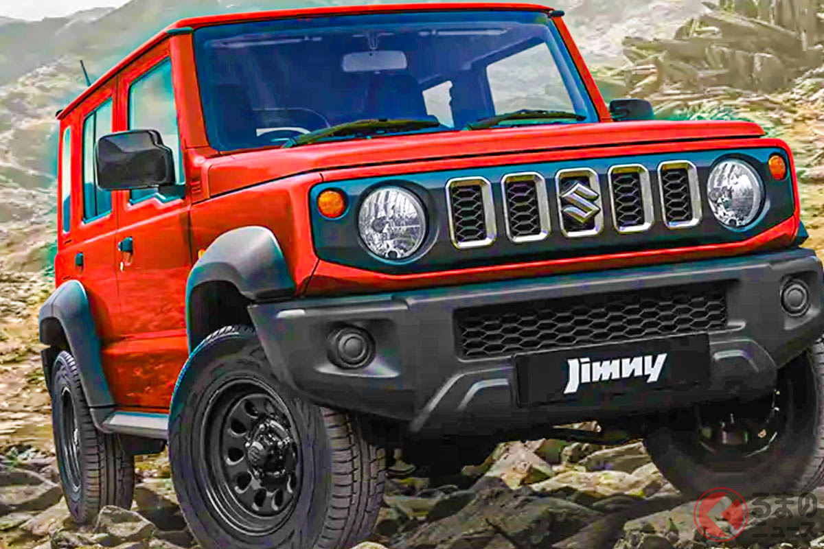 まもなくインドで発売になるであろうスズキ新型「ジムニー5ドア」