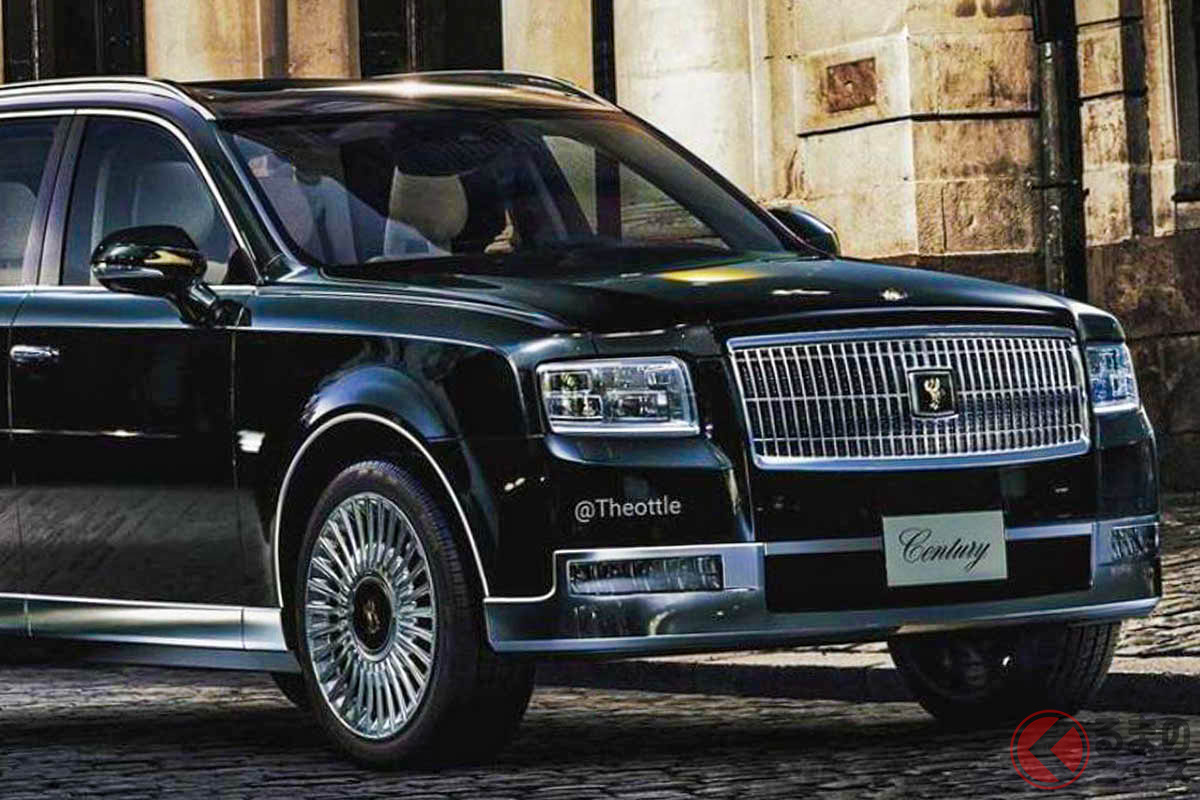 Theo throttle氏が作成したトヨタ「センチュリー」をSUV化したレンダリング(photo:Theo throttle)