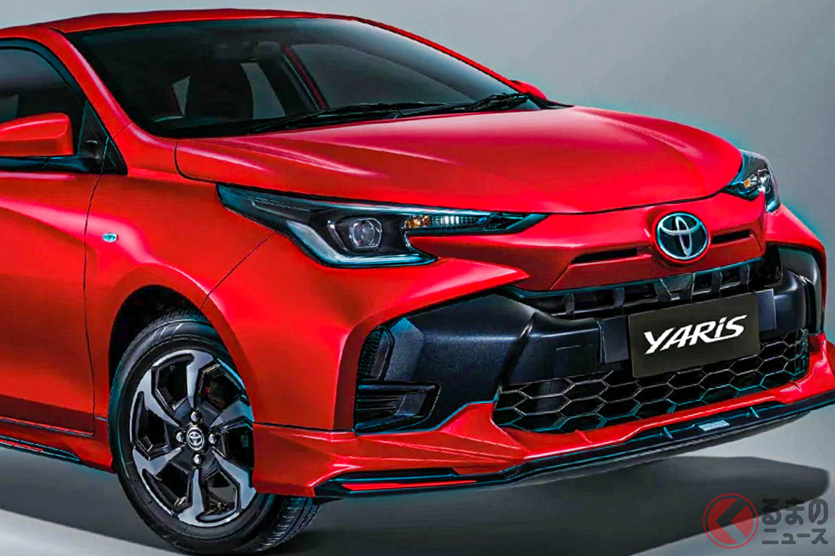 ド迫力エアロがカッコイイ! タイで初公開されたトヨタ新型「ヤリス」