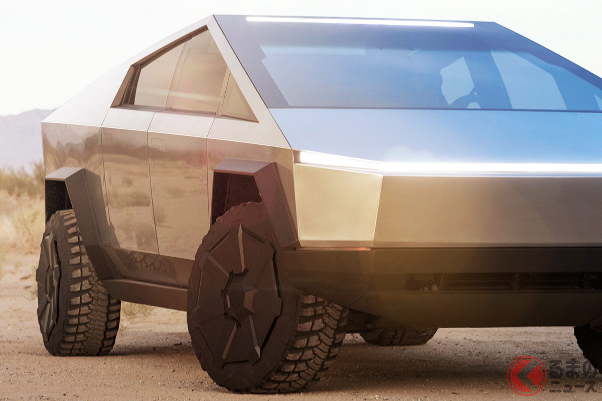 こんなデザインがアリなの? 斬新過ぎる「サイバートラック」は2023年中にも生産開始