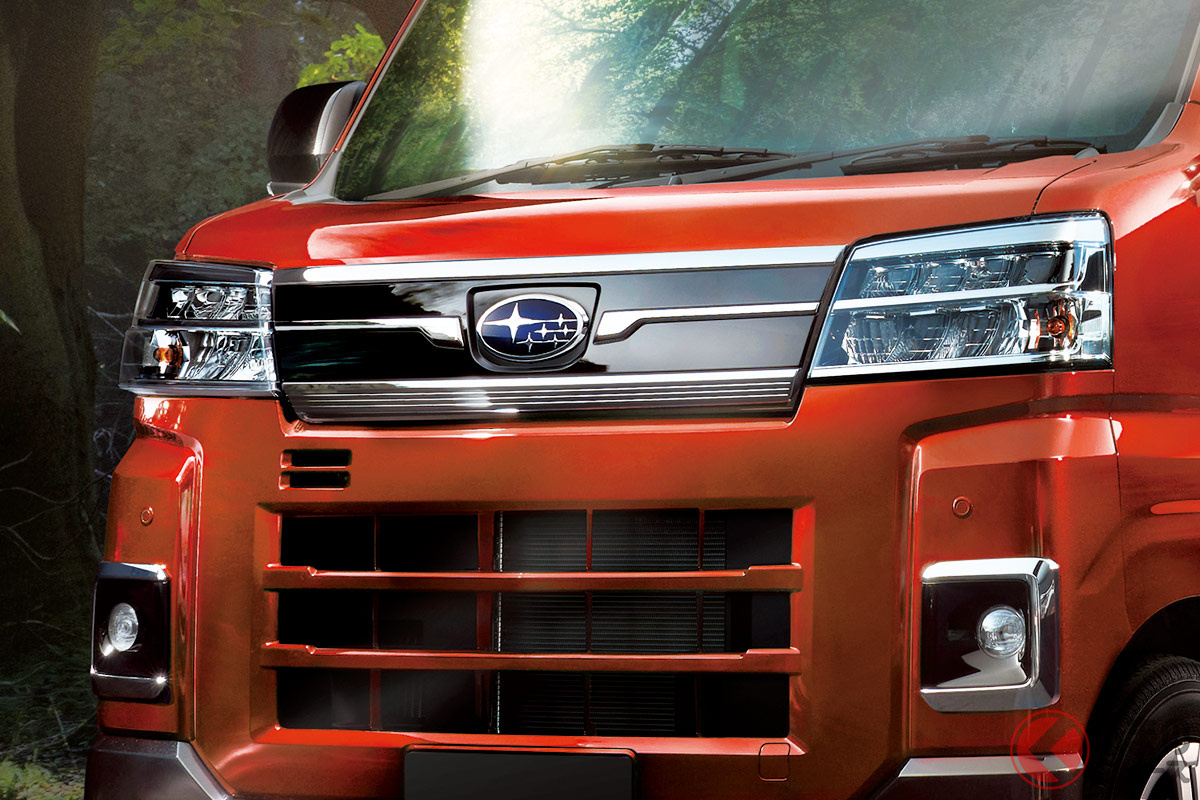 スバルのエンブレムを装着するも… 「農道のポルシェ」ではない! ダイハツのOEM車となる「サンバー」