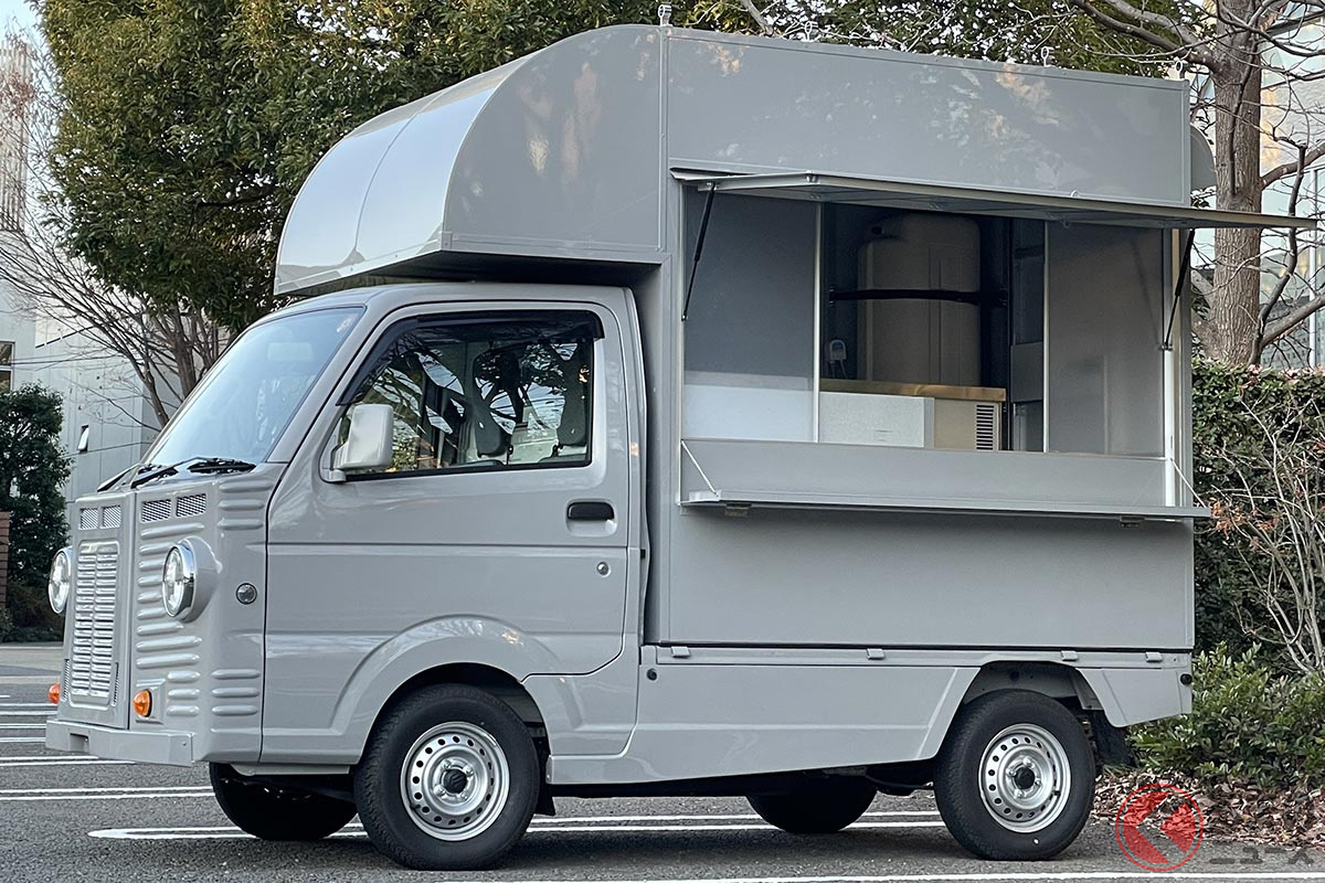 スズキ「キャリイ」をベースにした「キッチンボックス453」