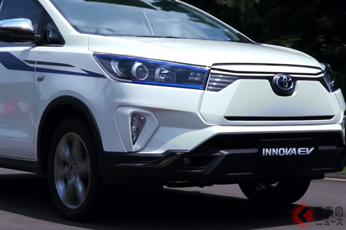インドネシアで発表されたトヨタ 新型「イノーバEV」