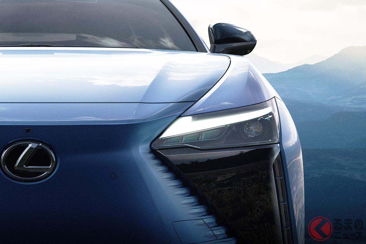 レクサスが先行公開したティザー画像