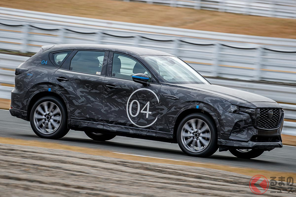 マツダ新型「CX-60 PHEV」(プロトタイプ)