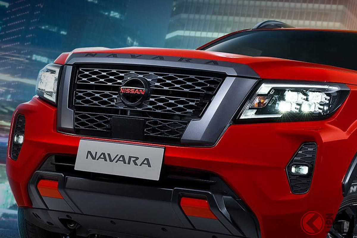 ブラックパーツとレッドボディがイカす日産「ナバラ Calibre-X」