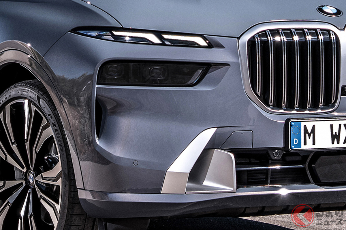 2段構えのド迫力フェイス! BMW「X7」がさらに大胆に進化