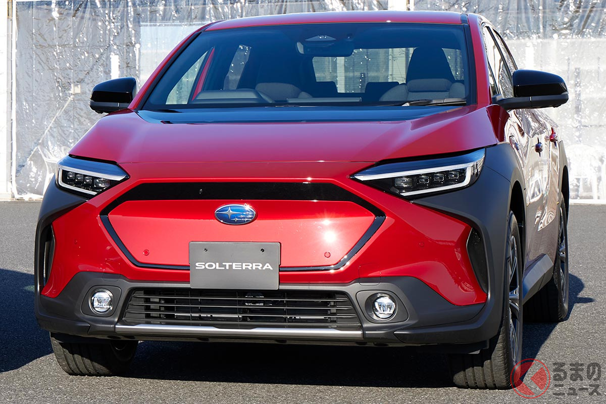 スバル新型suv ソルテラ 日本仕様発表 567km走れる実用的なev登場 22年5月受注開始 くるまのニュース スバル新型suv ソルテラ 日本仕様発表 567km走れる実用的なev登場 22年5月受注開始 くるまのニュース
