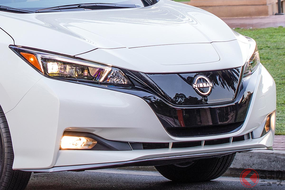 エンブレムが光る 日産 リーフ がスポーティ顔に一新 斬新ホイール採用し米で登場 くるまのニュース エンブレムが光る 日産 リーフ がスポーティ顔に一新 斬新ホイール採用し米で登場 くるまのニュース