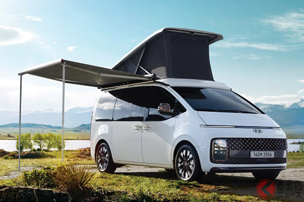11人乗りで車中泊可 オラ顔封印の新型 スターリアキャンパー 発売 テント完備で約510万円から 韓で発売 くるまのニュース 11人乗りで車中泊可 オラ顔封印の新型 スターリアキャンパー 発売 テント完備で約510万円から 韓で発売 くるまのニュース