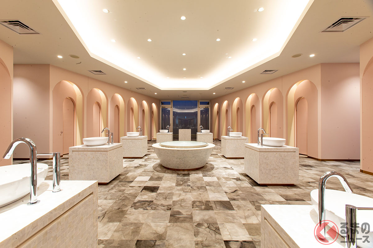 総工費4億円の美術館みたいなトイレ!? VIPルームでしか味わえない「近