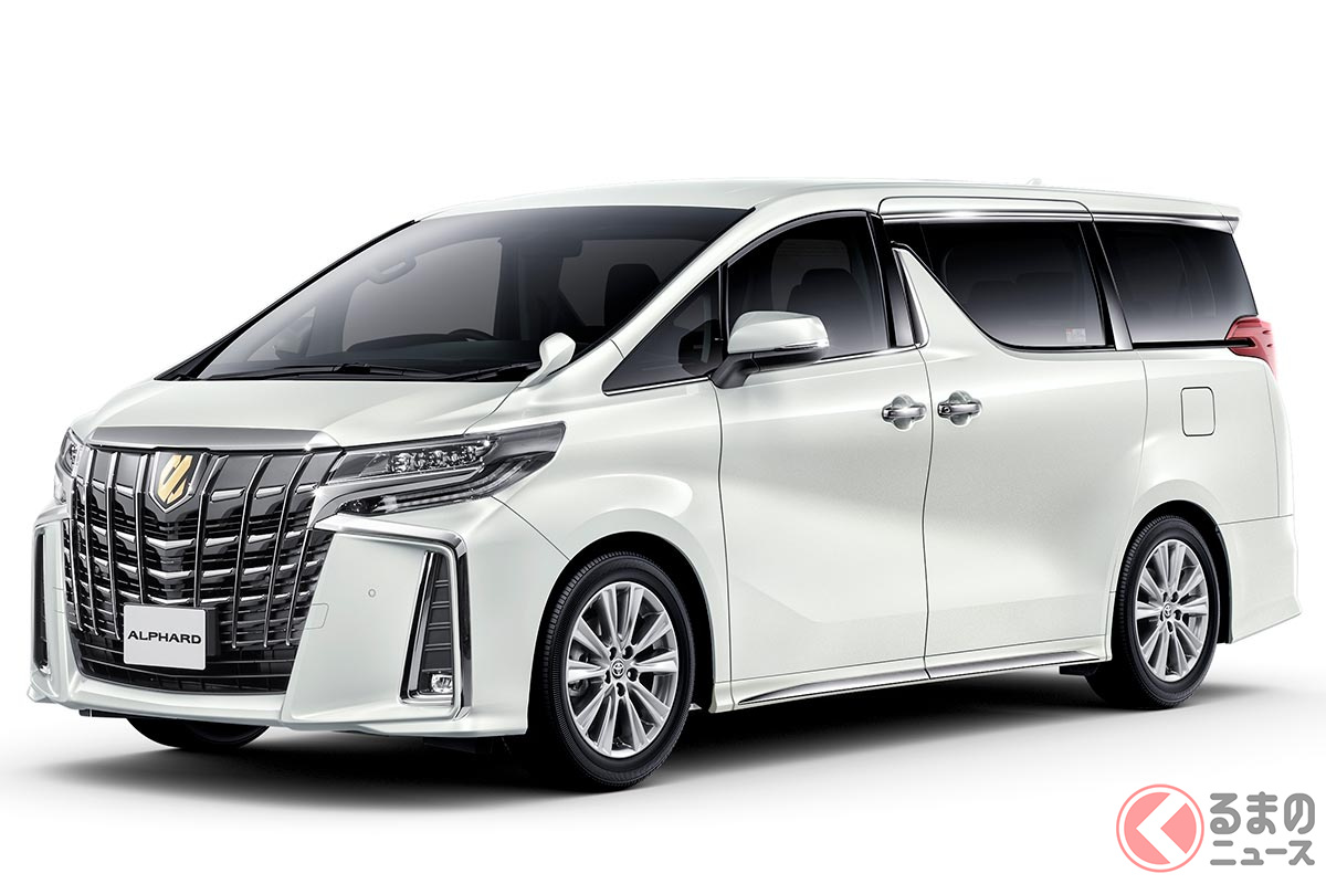 人気が高い白いアルファード