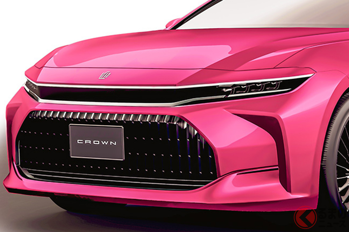 伝説の「ピンククラウン」復活させてみた! 新型クラウンにモモタロ色は似合う?