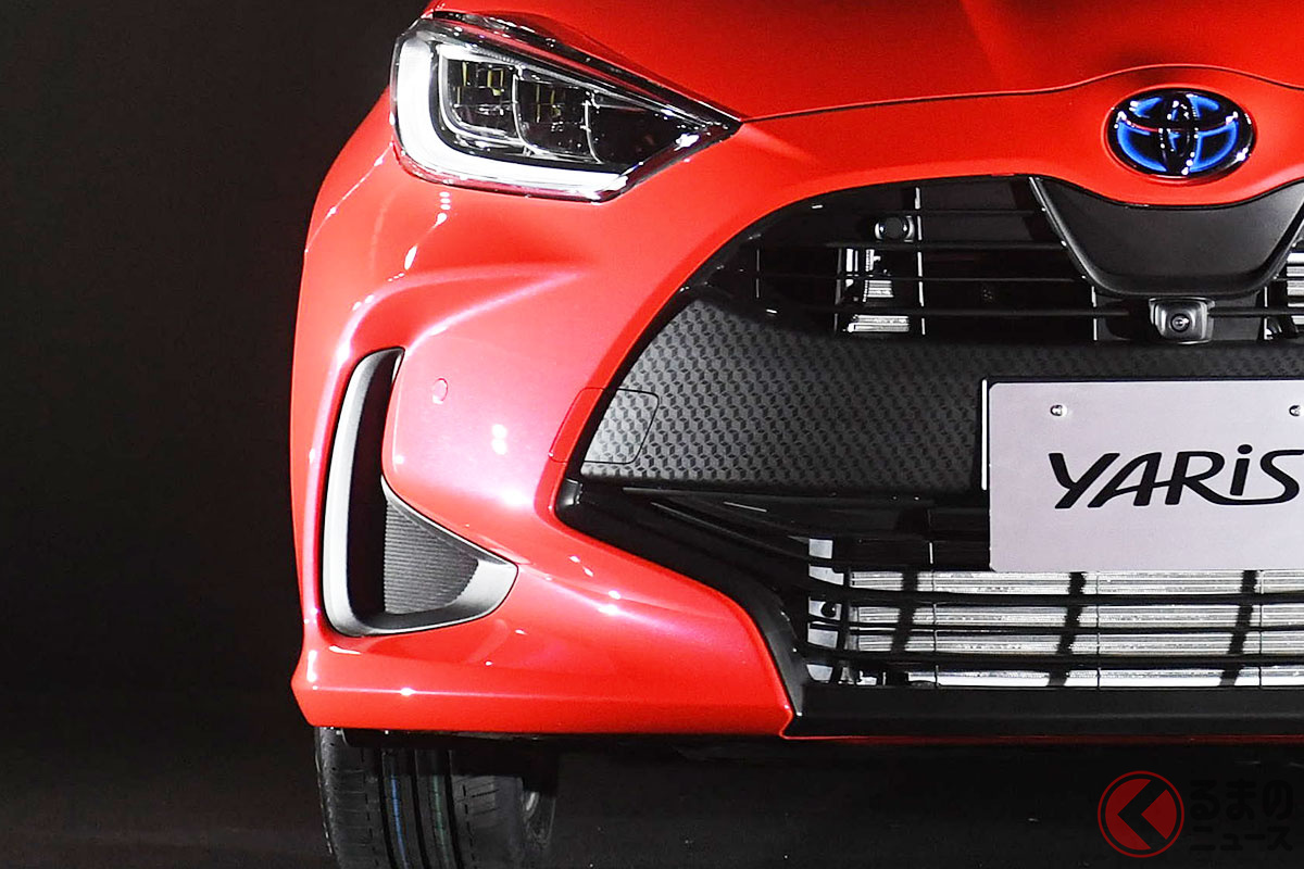 小型・普通車の燃費ランキングで1位を獲得した「ヤリス」