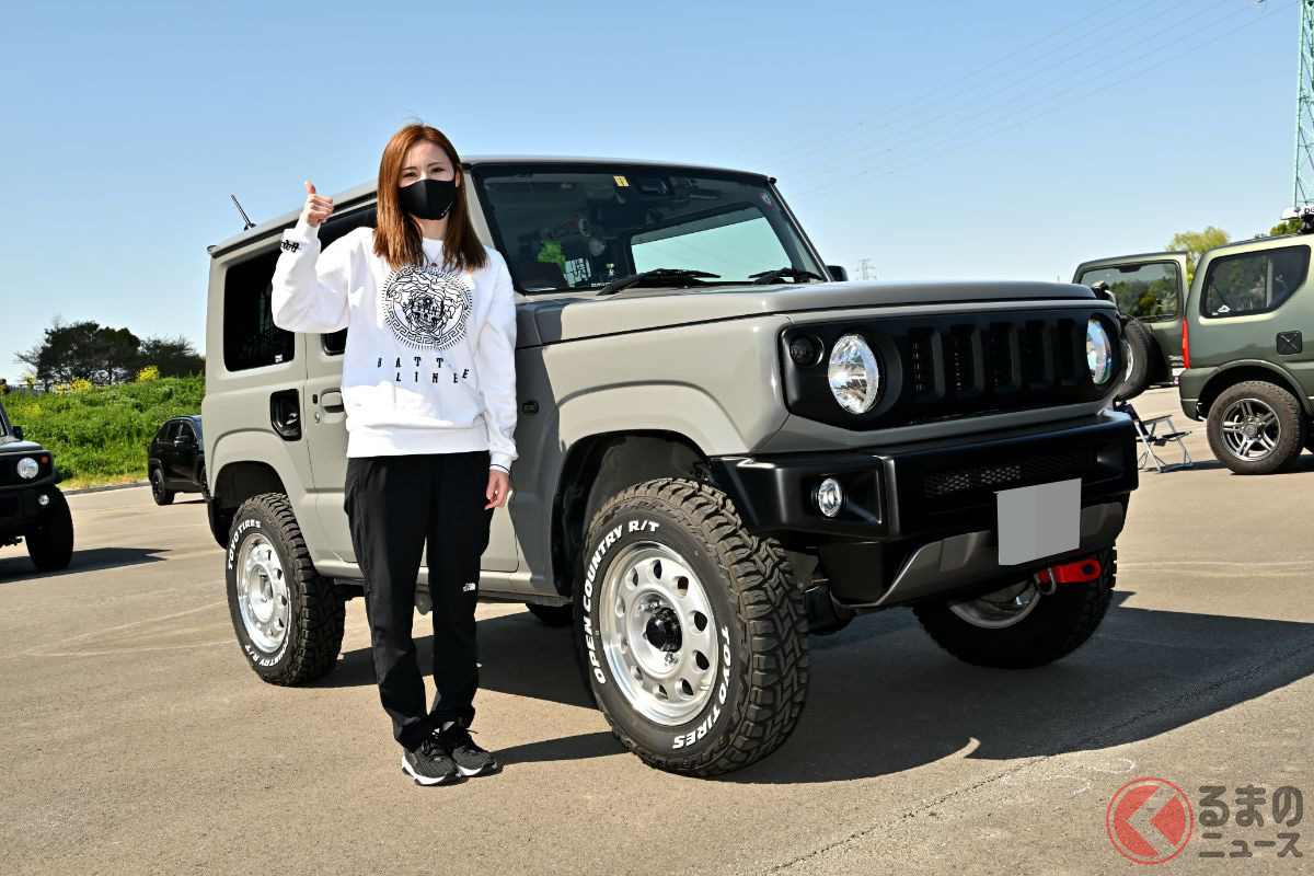 ジムニーは人気の1台? 会場には様々なジムニーが展示されていた