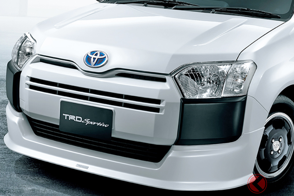 ビジネスカーが「めちゃカッコいい」姿に! トヨタ「プロボックス TRD Sportivo」