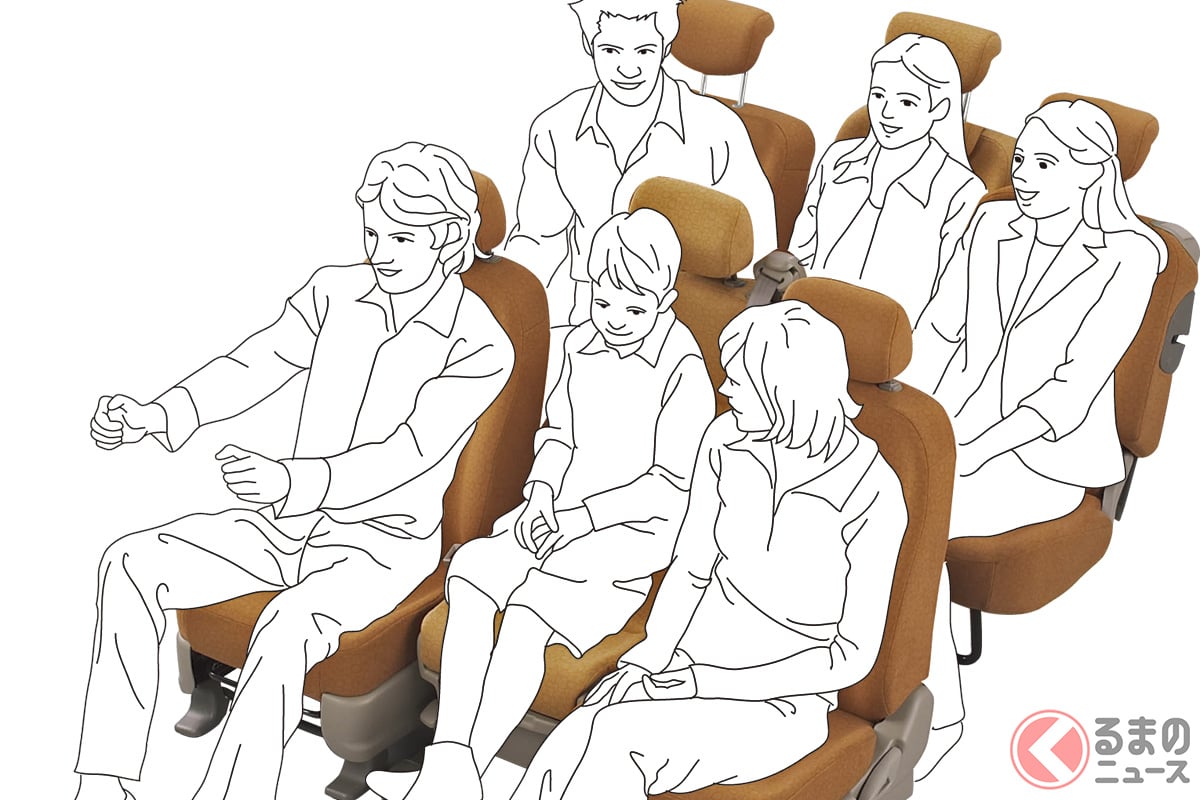 横に3人乗れてサイコー! ホンダの斬新「2列6人乗りミニバン」とは!?