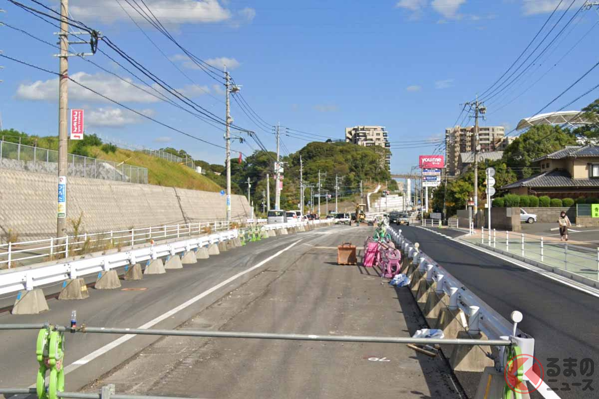 北九州市の山手通り((C) Google)