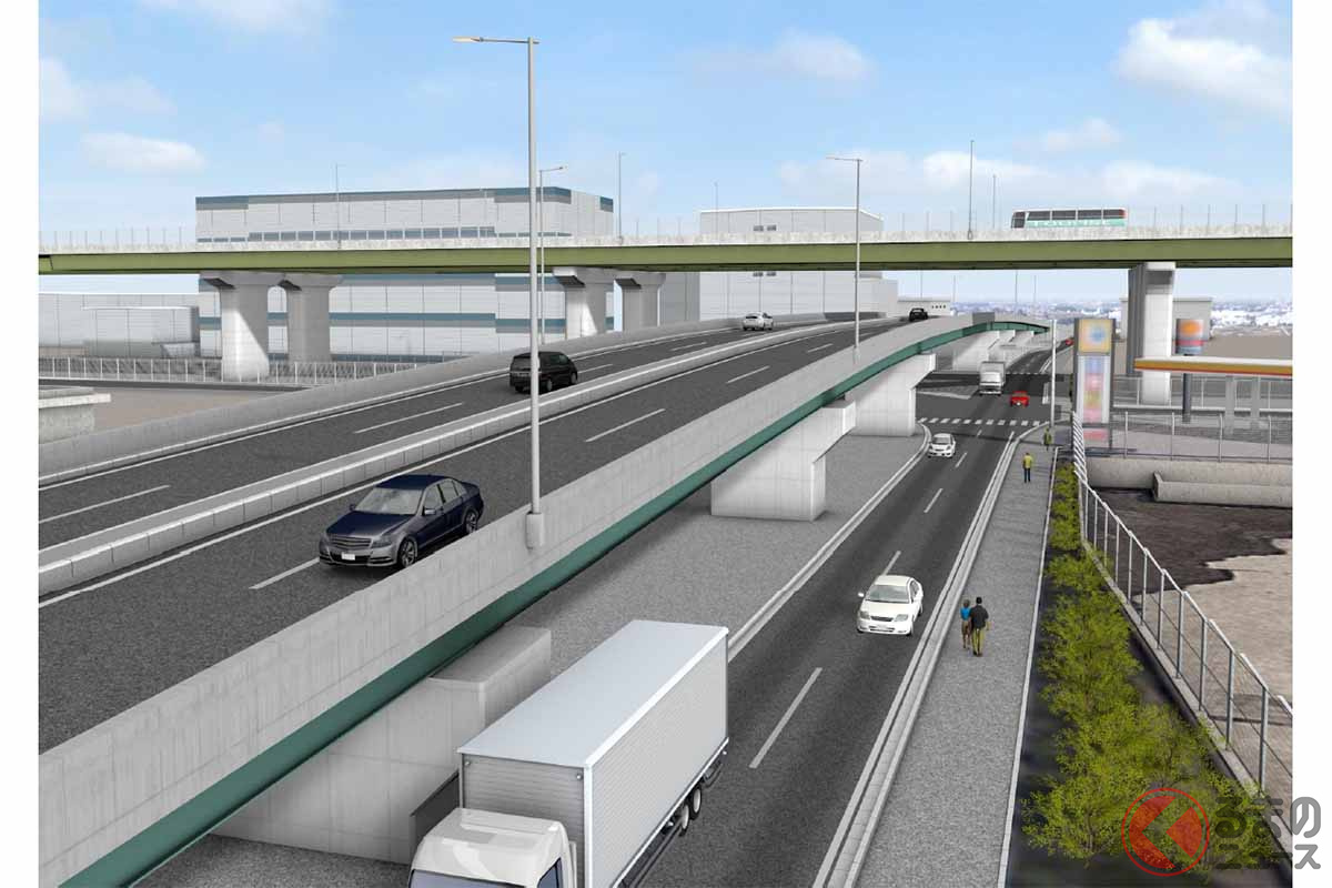 国道254号バイパスと国道298号の交差点整備イメージ(画像:埼玉県)