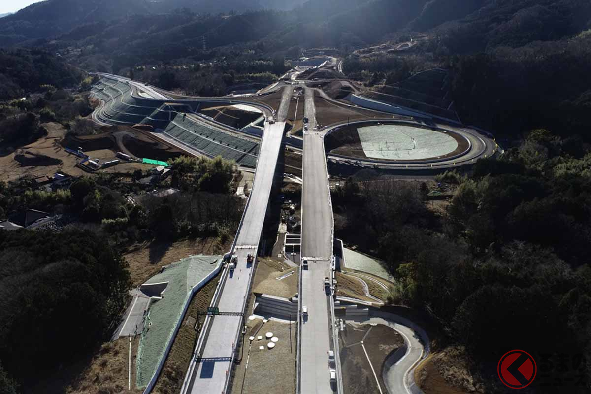 新東名高速道路・小原トンネル西〜秦野IC周辺