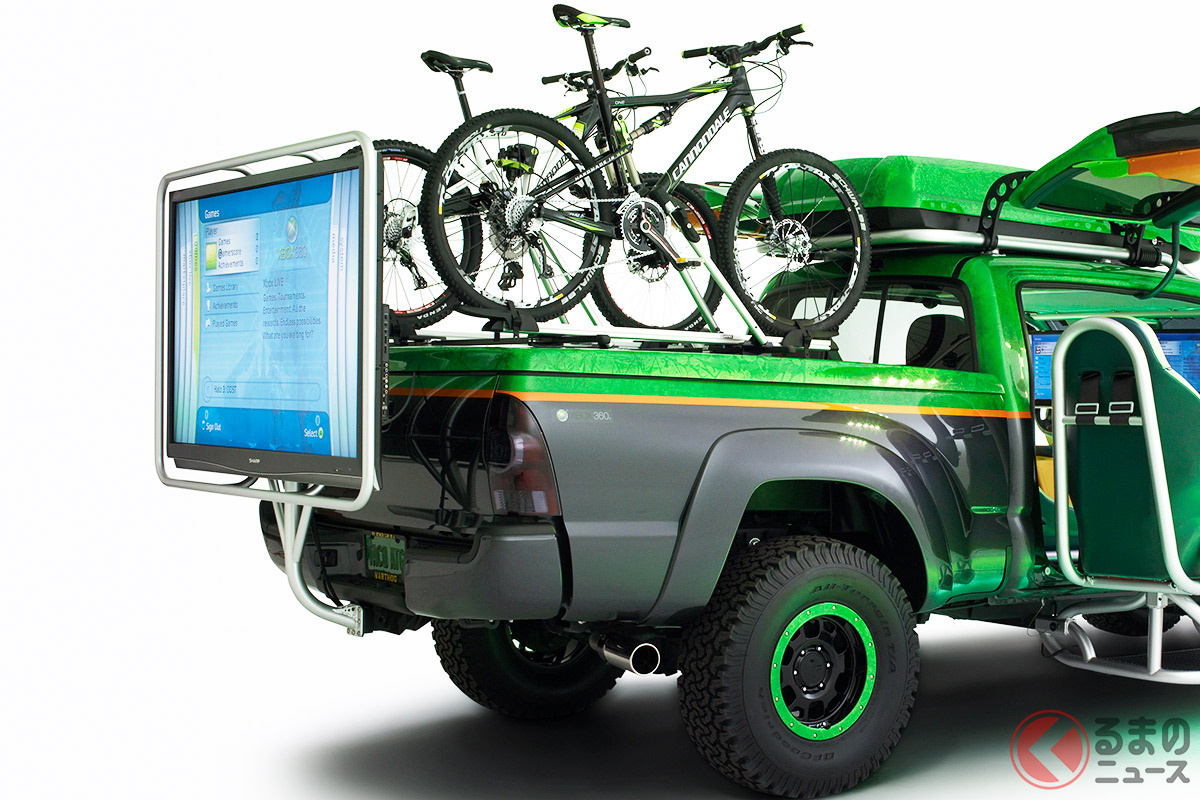 「SEMAショー2009」でお披露目されたカスタムカー「タコマATG」