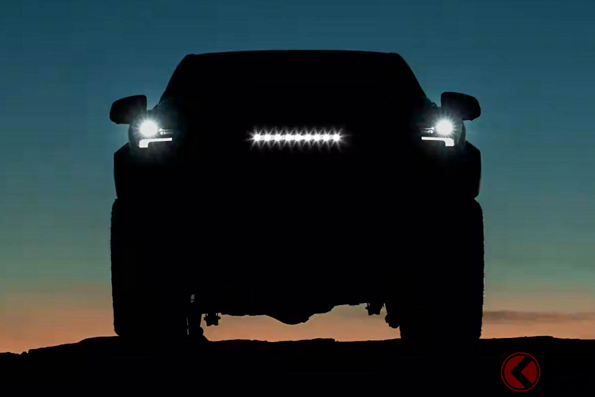 トヨタ新型「タコマ」ティザーサイトに掲載された画像