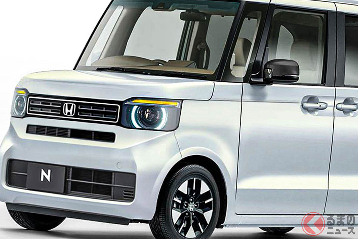 新型「N-BOX」の予想CG(Photo:ジムニーとコザクラインコとポルシェ)