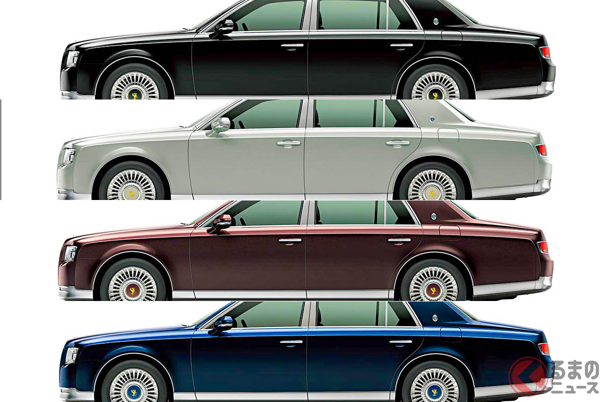 上から「神威エターナルブラック」「精華レイディエントシルバーメタリック」「飛鳥ブラッキッシュレッドマイカ」「摩周シリーンブルーマイカ」