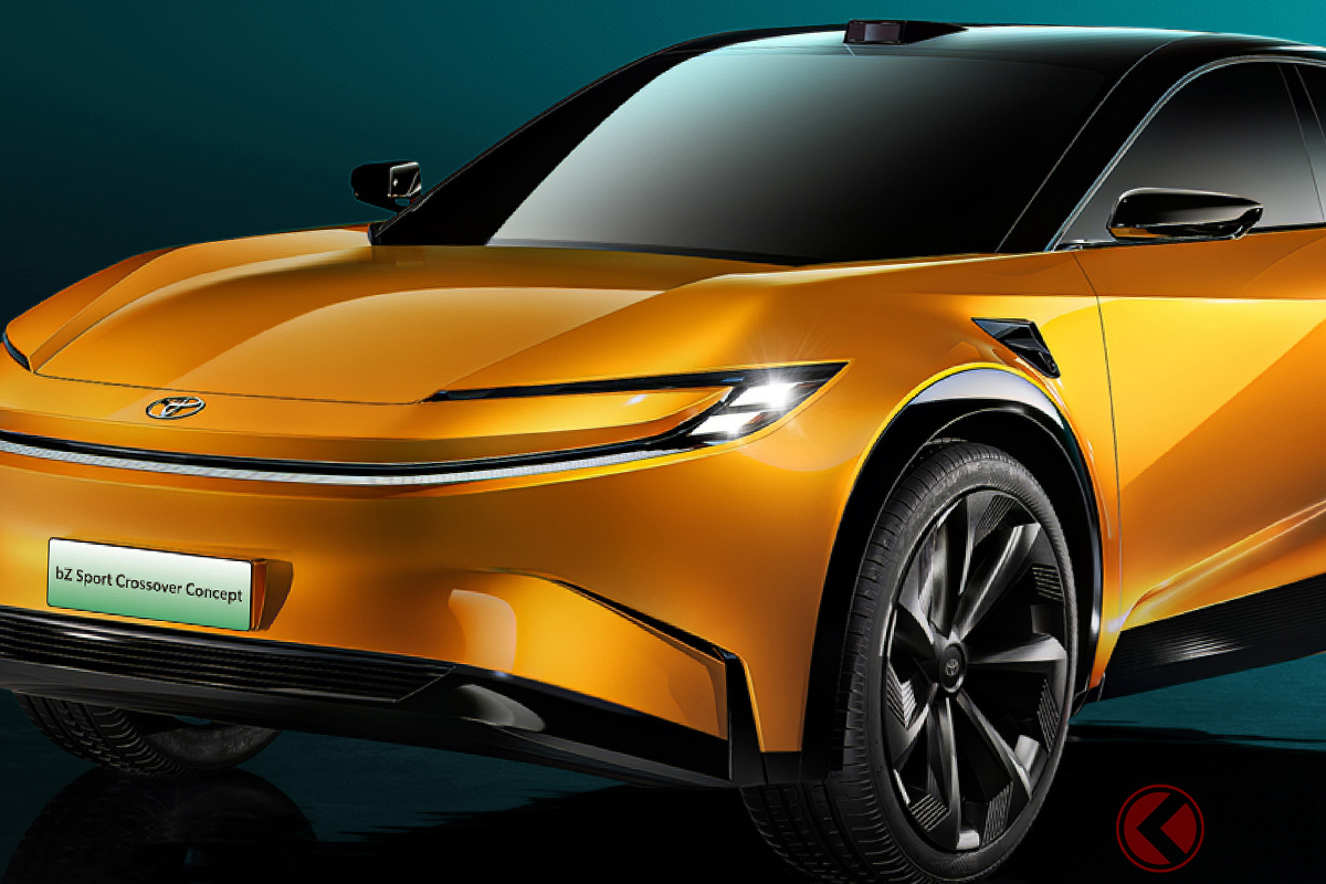 上海モーターショーで初公開されたトヨタ「bZ SPORT Crossover Concept(bZ スポーツ クロスオーバー コンセプト)」