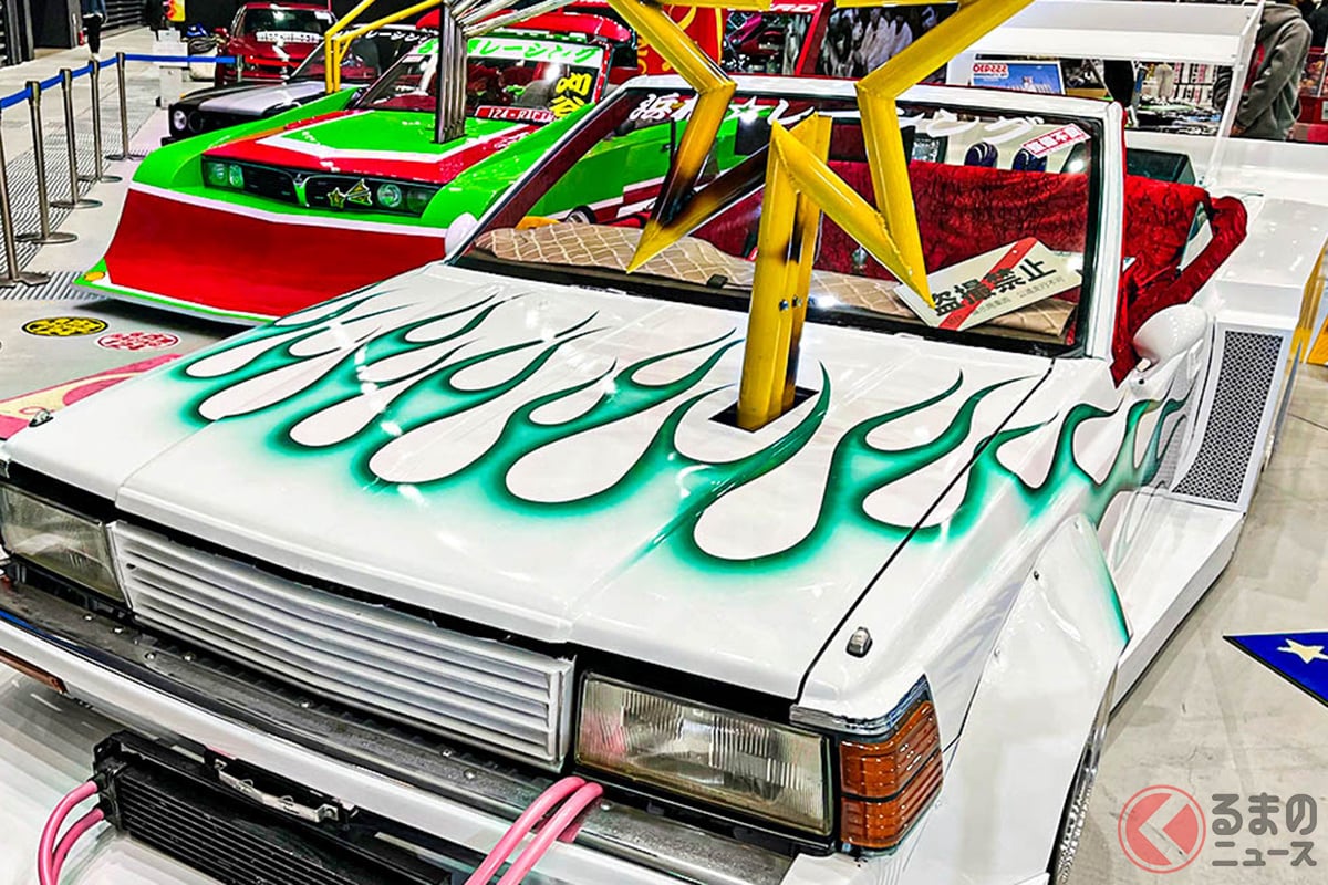 デッパに竹槍マフラー!街道レーサー仕様のカスタムカーたち