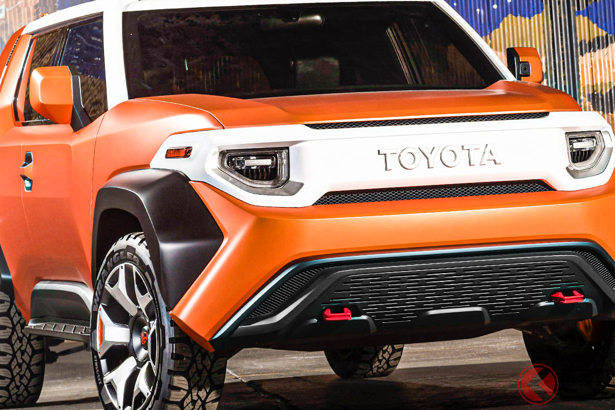 2017年のニューヨーク国際自動車ショーで発表されたトヨタ「FT-4X」