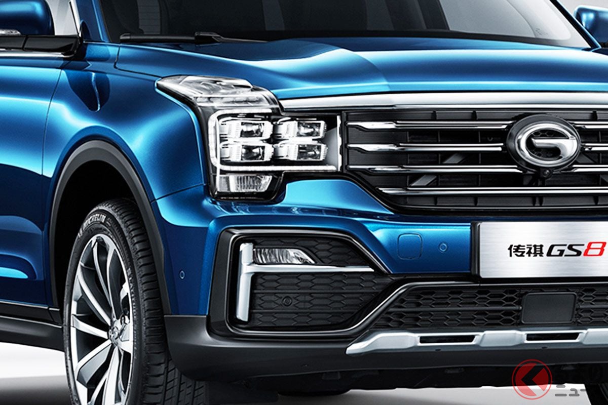 タフ顔「ランクルみたい」 トヨタのハイブリッドシステム「THS-II」を採用するトランプチ新型「GS8」(Photo:GAC Passenger Vehicle Co.)