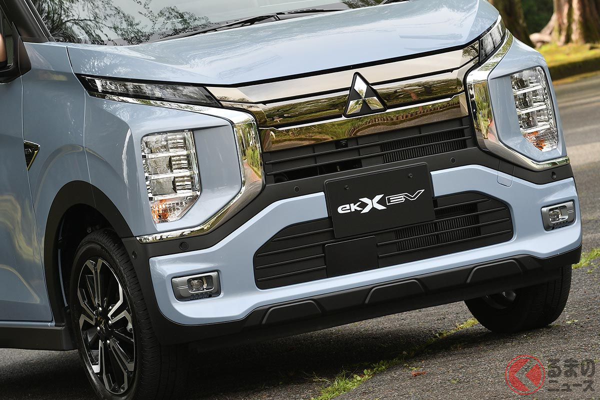 ベース車とほぼ同じデザインの三菱新型「eKクロス EV」