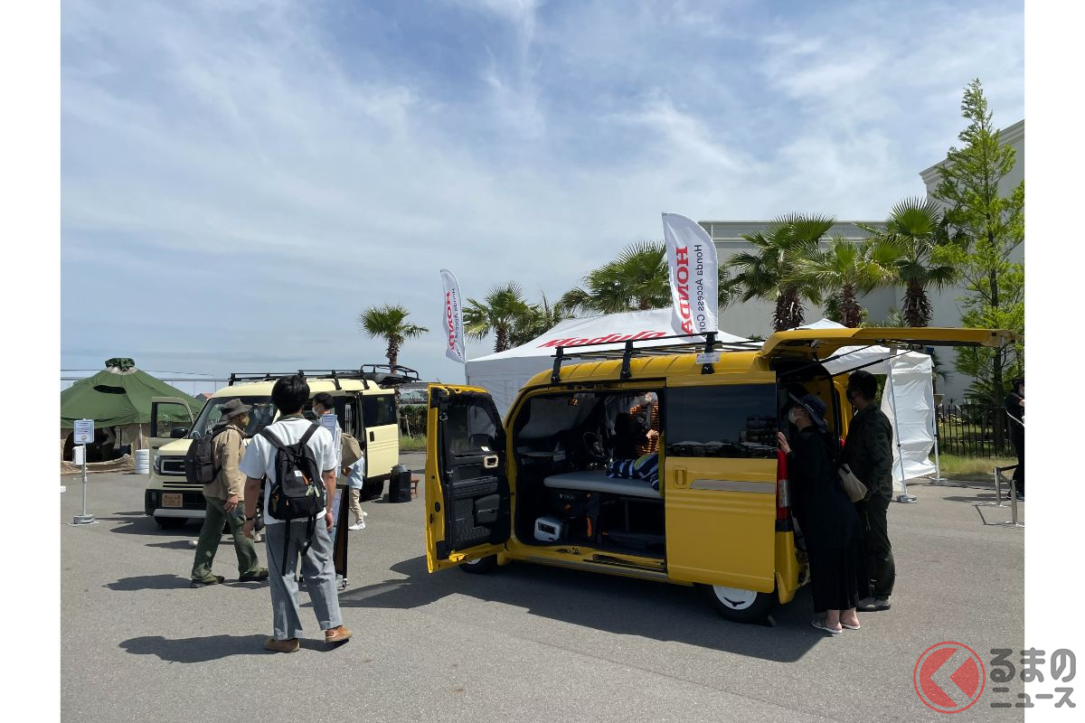 ホンダ最強 車中泊仕様 展示 新型 ステップワゴン よりも注目度高し N Van車中泊仕様 の魅力とは くるまのニュース ホンダ最強 車中泊仕様 展示 新型 ステップワゴン よりも注目度高し N Van車中泊仕様 の魅力とは くるまのニュース