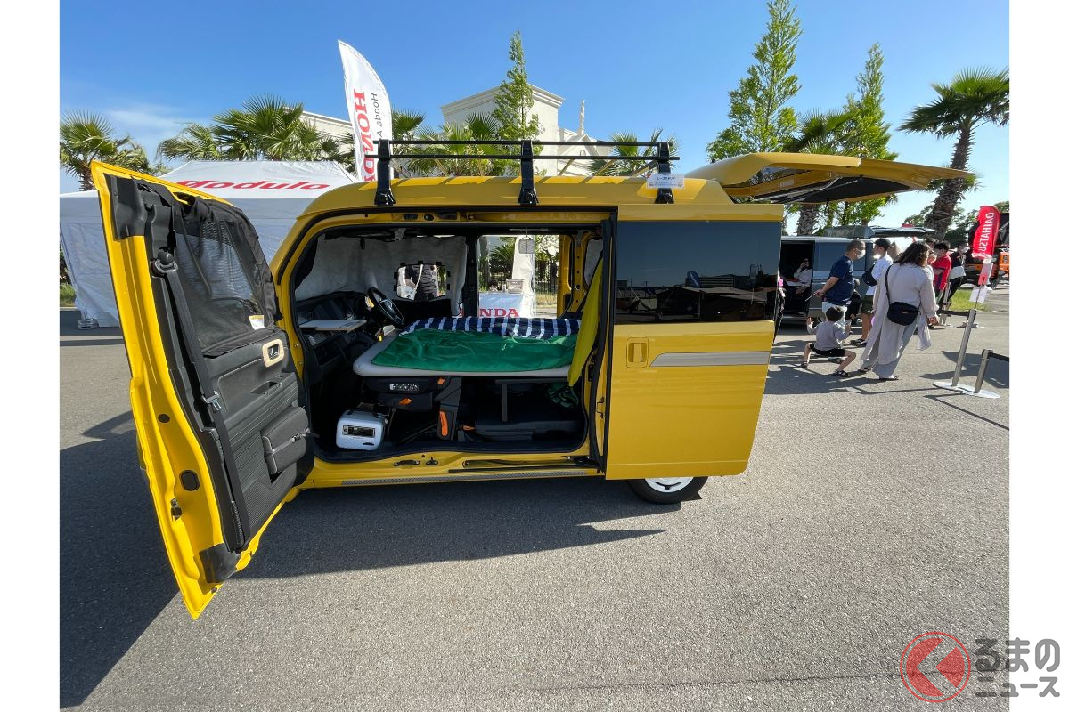 ホンダ最強 車中泊仕様 展示 新型 ステップワゴン よりも注目度高し N Van車中泊仕様 の魅力とは くるまのニュース ホンダ最強 車中泊仕様 展示 新型 ステップワゴン よりも注目度高し N Van車中泊仕様 の魅力とは くるまのニュース