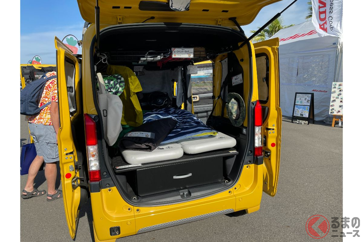 ホンダ最強 車中泊仕様 展示 新型 ステップワゴン よりも注目度高し N Van車中泊仕様 の魅力とは くるまのニュース ホンダ最強 車中泊仕様 展示 新型 ステップワゴン よりも注目度高し N Van車中泊仕様 の魅力とは くるまのニュース
